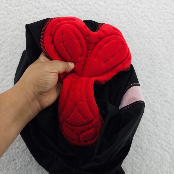 Santic Cycling Pants Mens 2XL Black Padded Road Bike Tights Leggings Ankle Zip - Picture 9 of 16